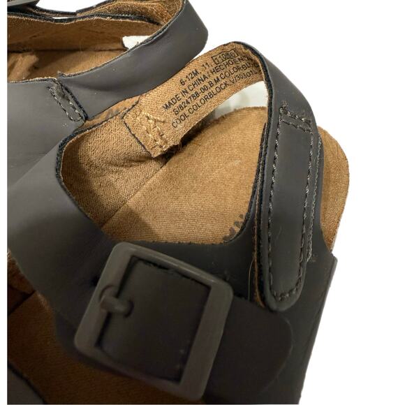 6-12M Baby Toddler Youth Sandals Shoes Child Grey Slip-On Old Navy Summer Spring - Picture 5 of 7